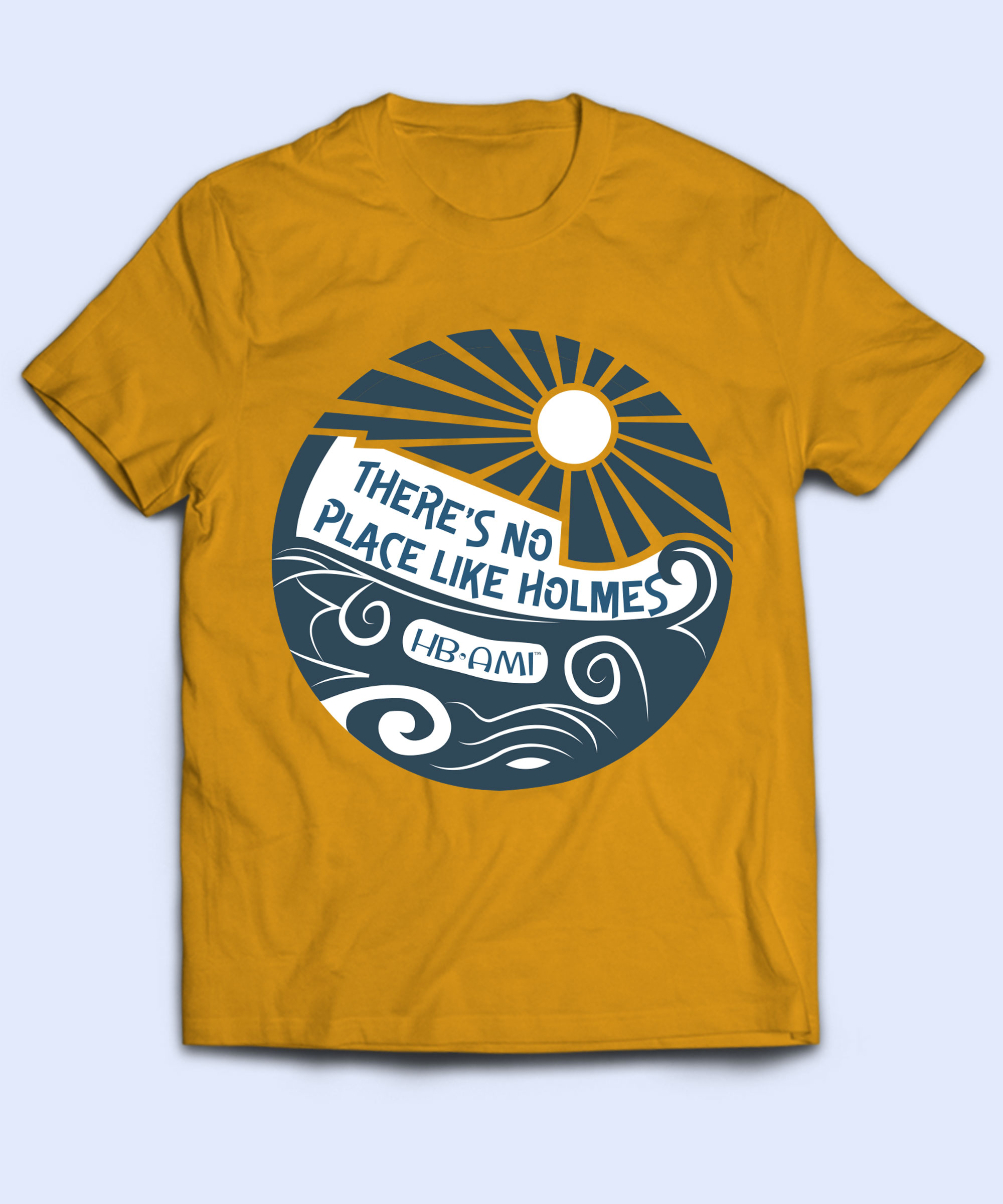 There’s No Place Like Holmes T-Shirt – Sun & Waves Mystery Novel Fan Tee