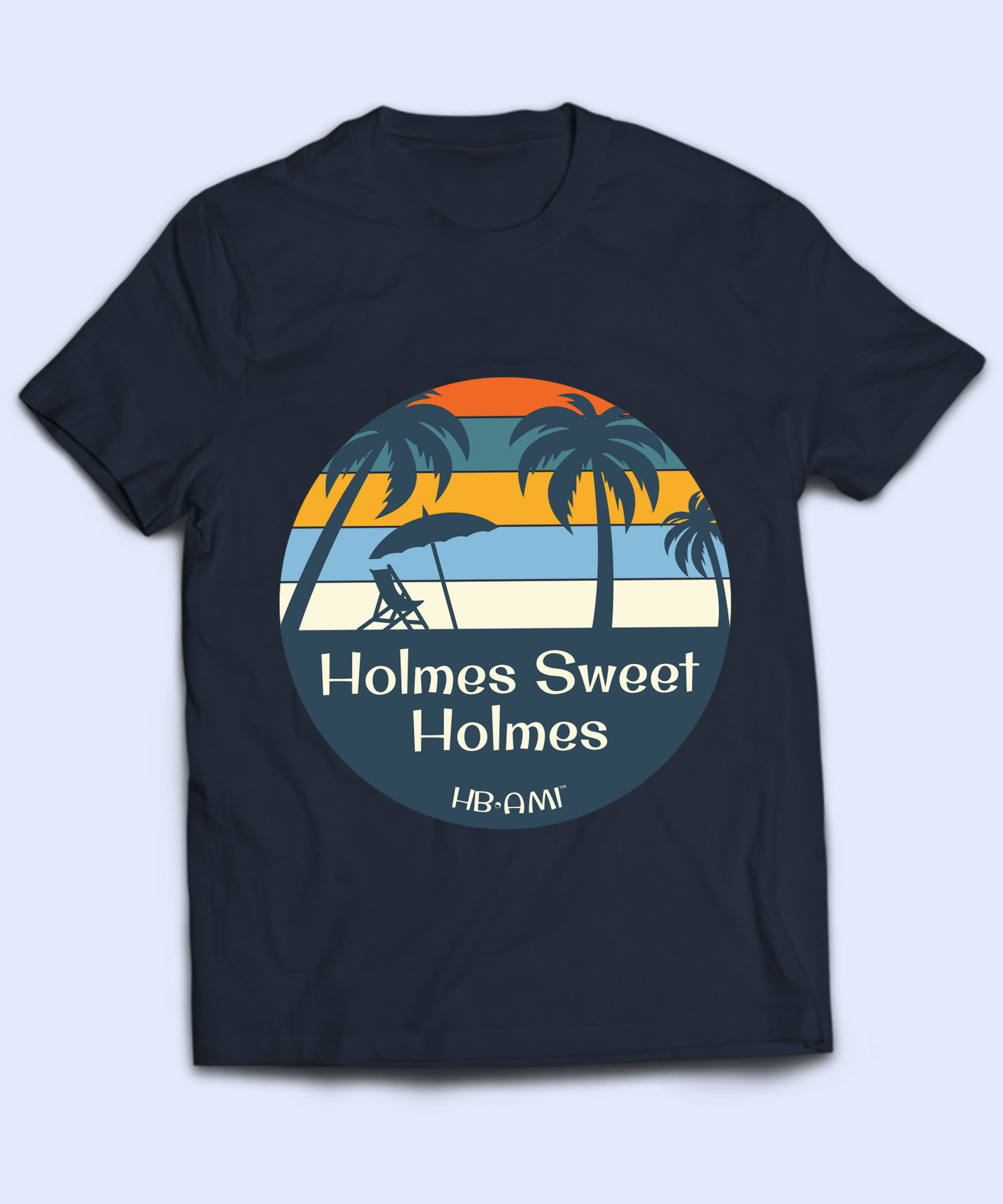 Holmes Sweet Holmes Triblend Palm – Floating Design