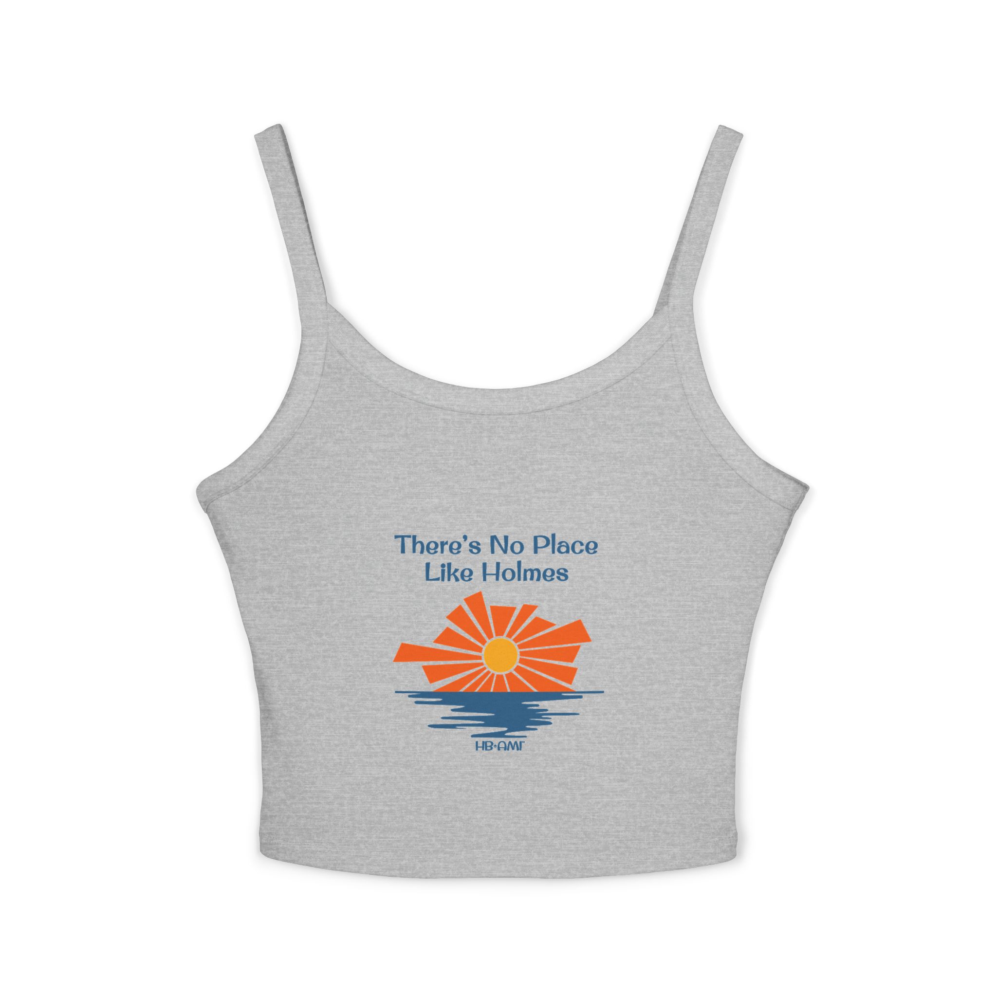 Sunset Manatee There Is No Place Like Holmes Spaghetti Strap Tank Top HB-AMI Collection