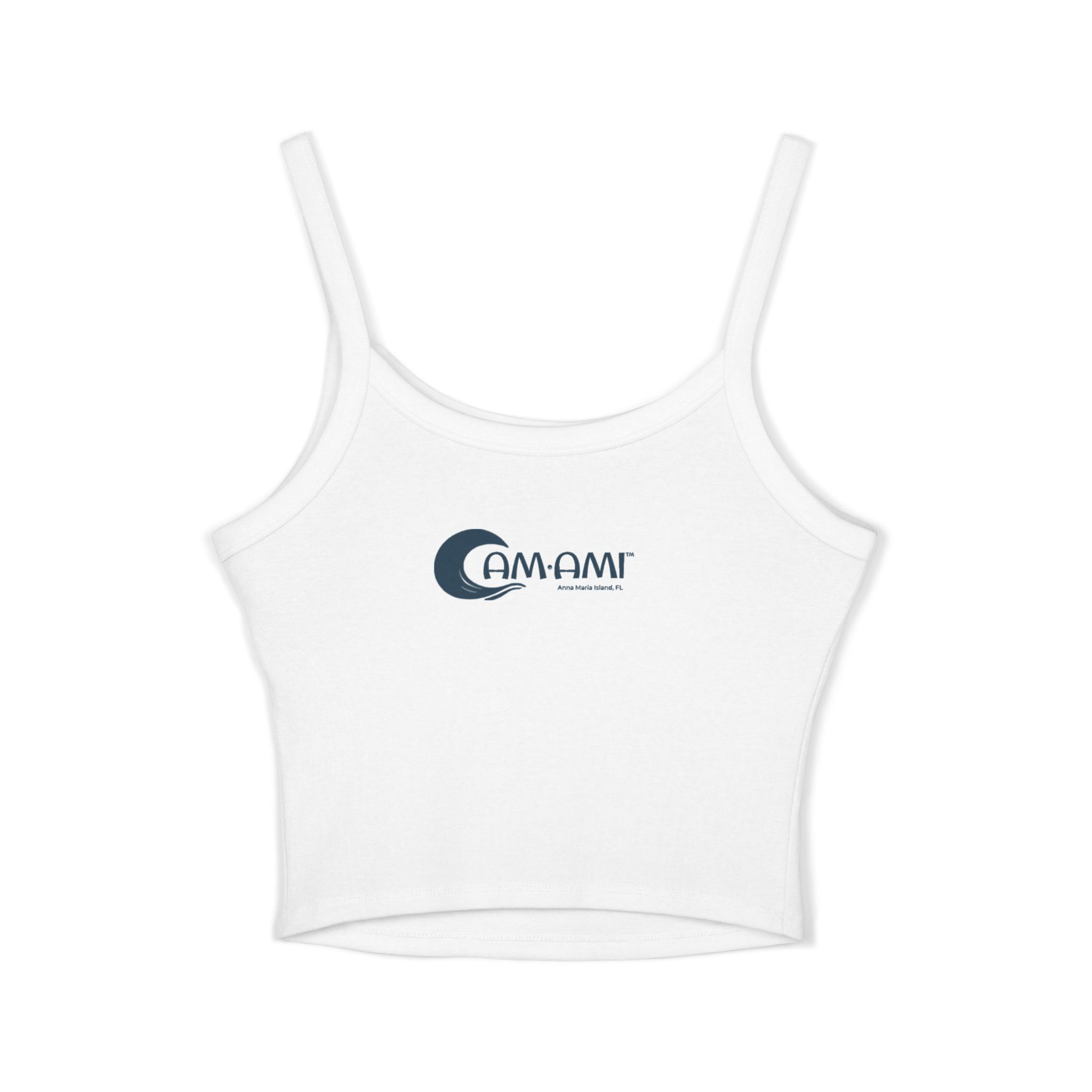 Palm Tree Northern Island State Of Mind Floating Spaghetti Strap Tank Top AM-AMI Collection