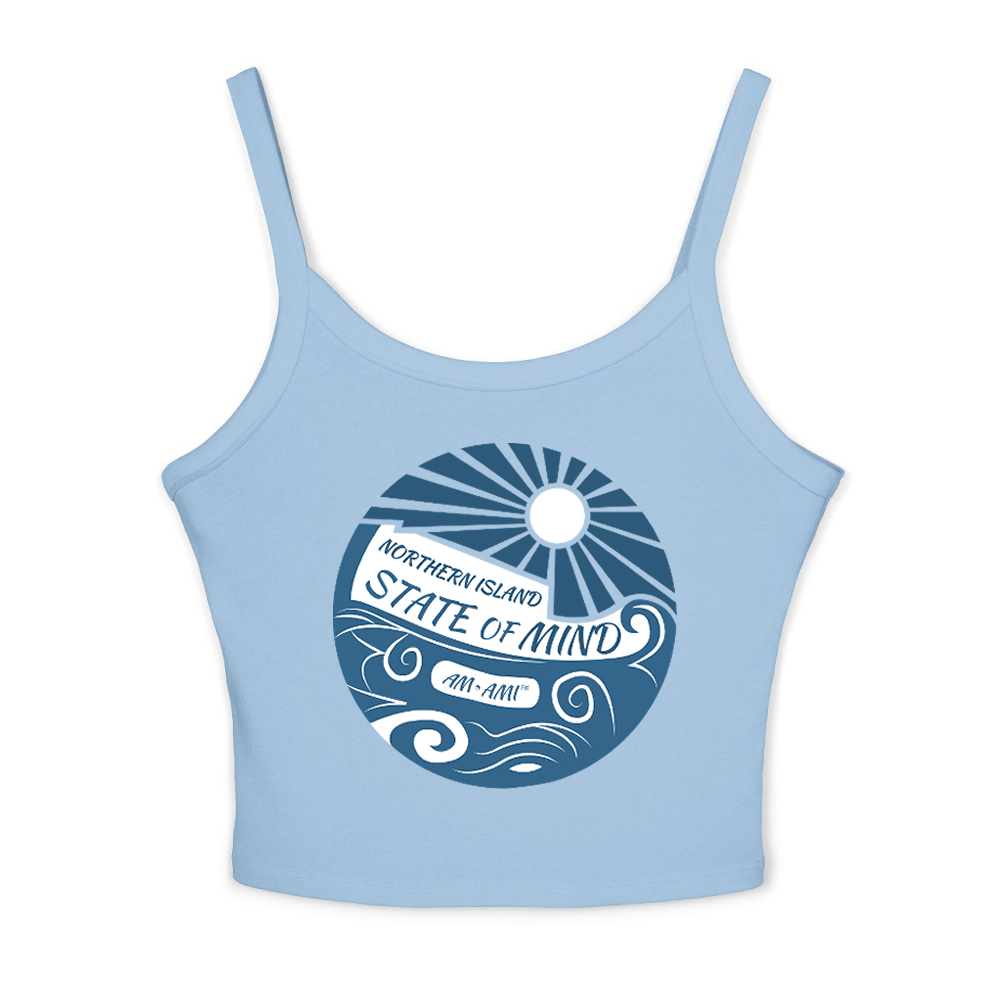 State Of Mind Spaghetti Strap Tank Top AM-AMI Collection