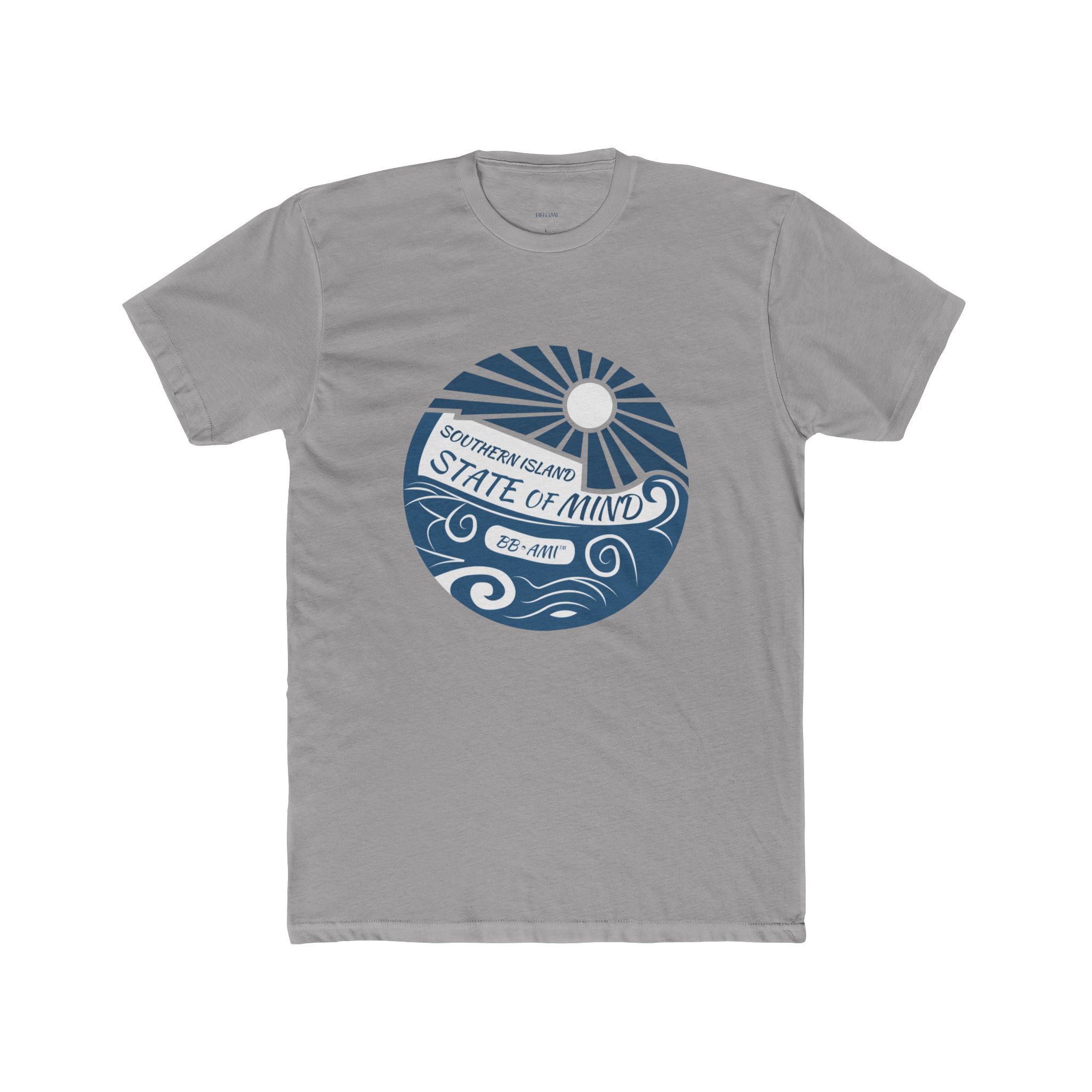 Island State of Mind T-Shirt — Retro Sun & Waves Graphic Tee