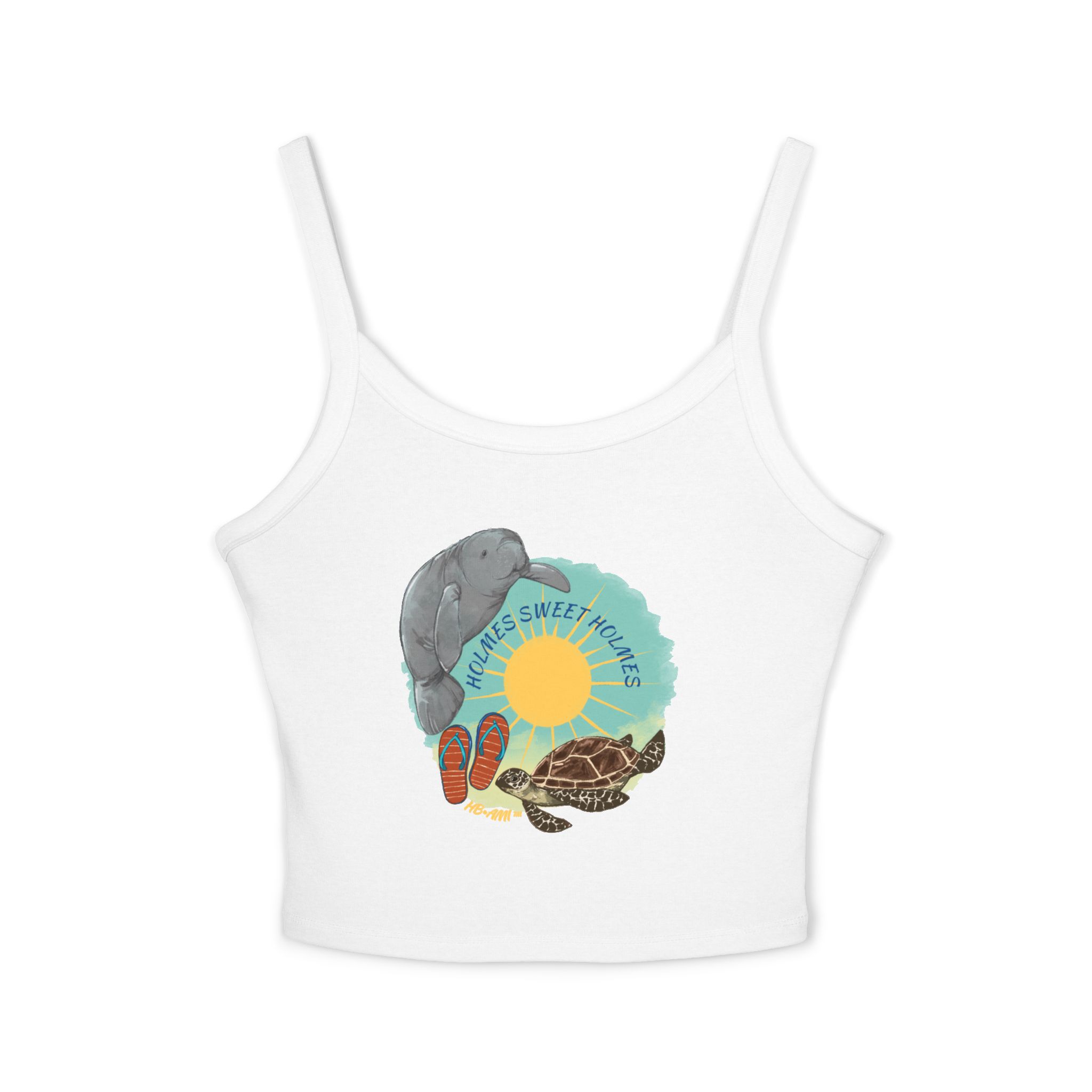 Manatee Spaghetti Strap Tank Top HB-AMI Collection