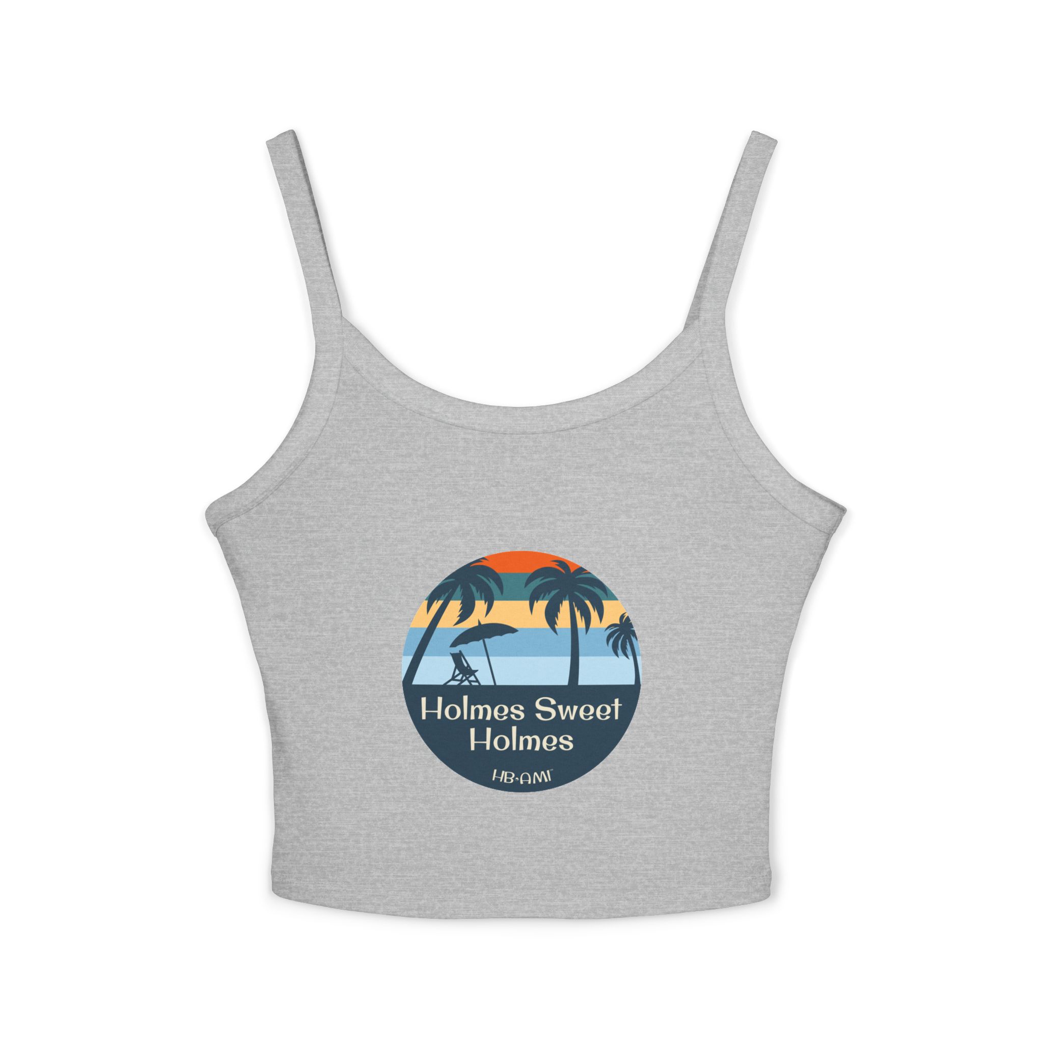 Palm Trees There Is No Place Like Holmes Spaghetti Strap Tank Top HB-AMI Collection