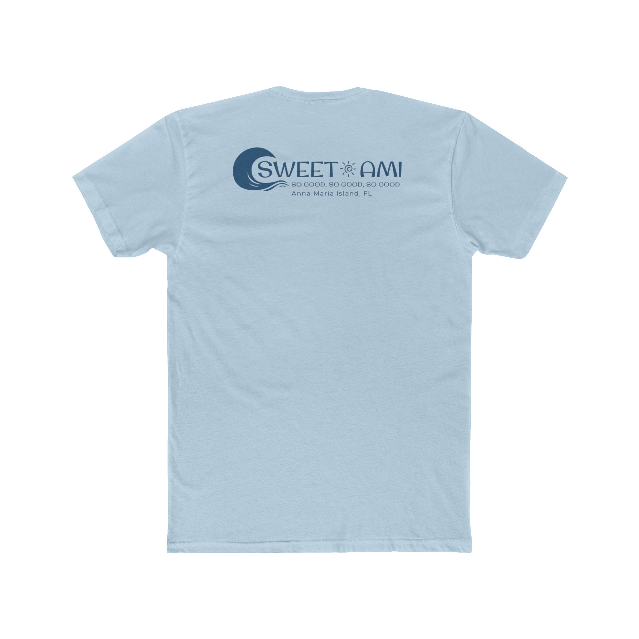 SWEET AMI Isle Times Sunset Cotton Crew Tee - Image 5