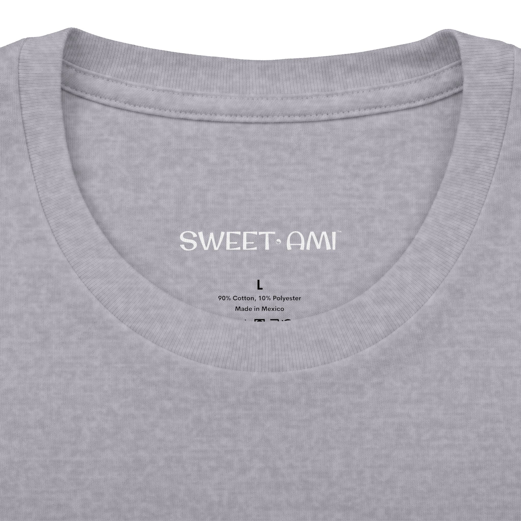 SWEET AMI Isle Times Heart Cotton Crew Tee - Image 3