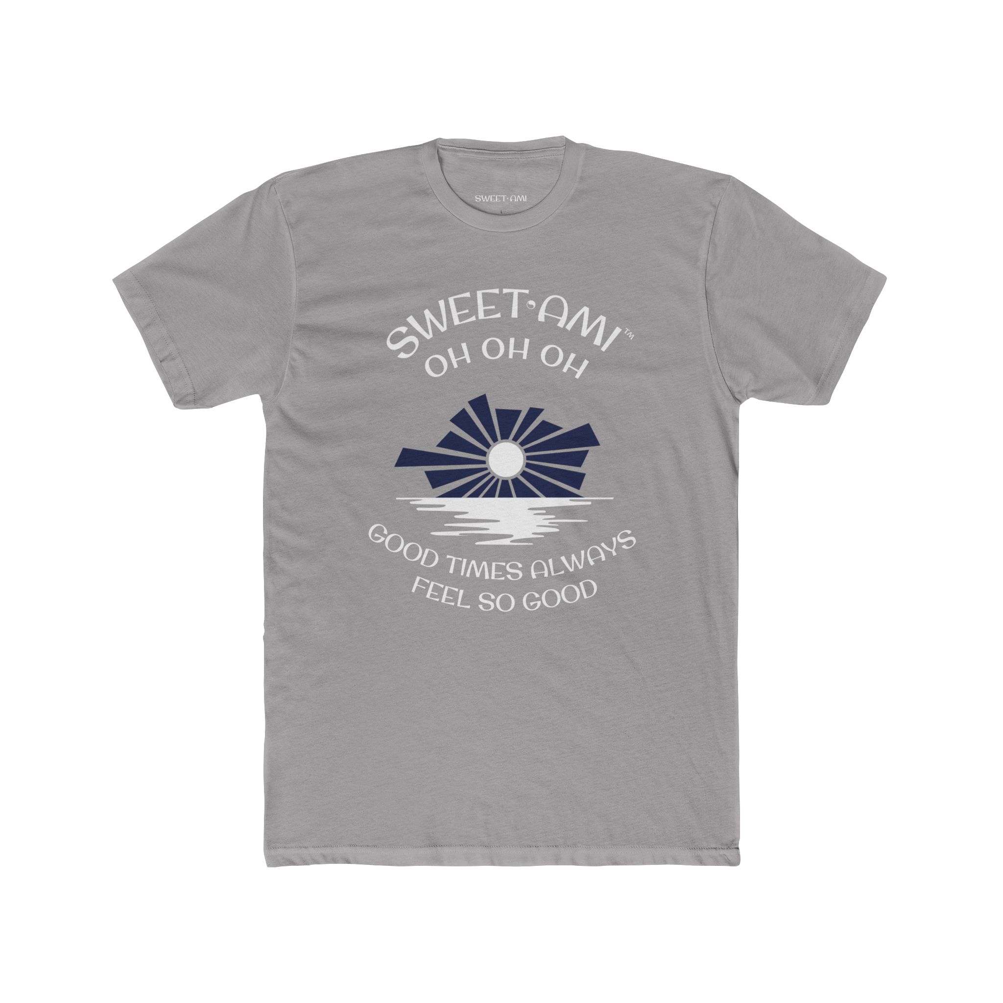 SWEET AMI Good Times Sunset Cotton Crew Tee