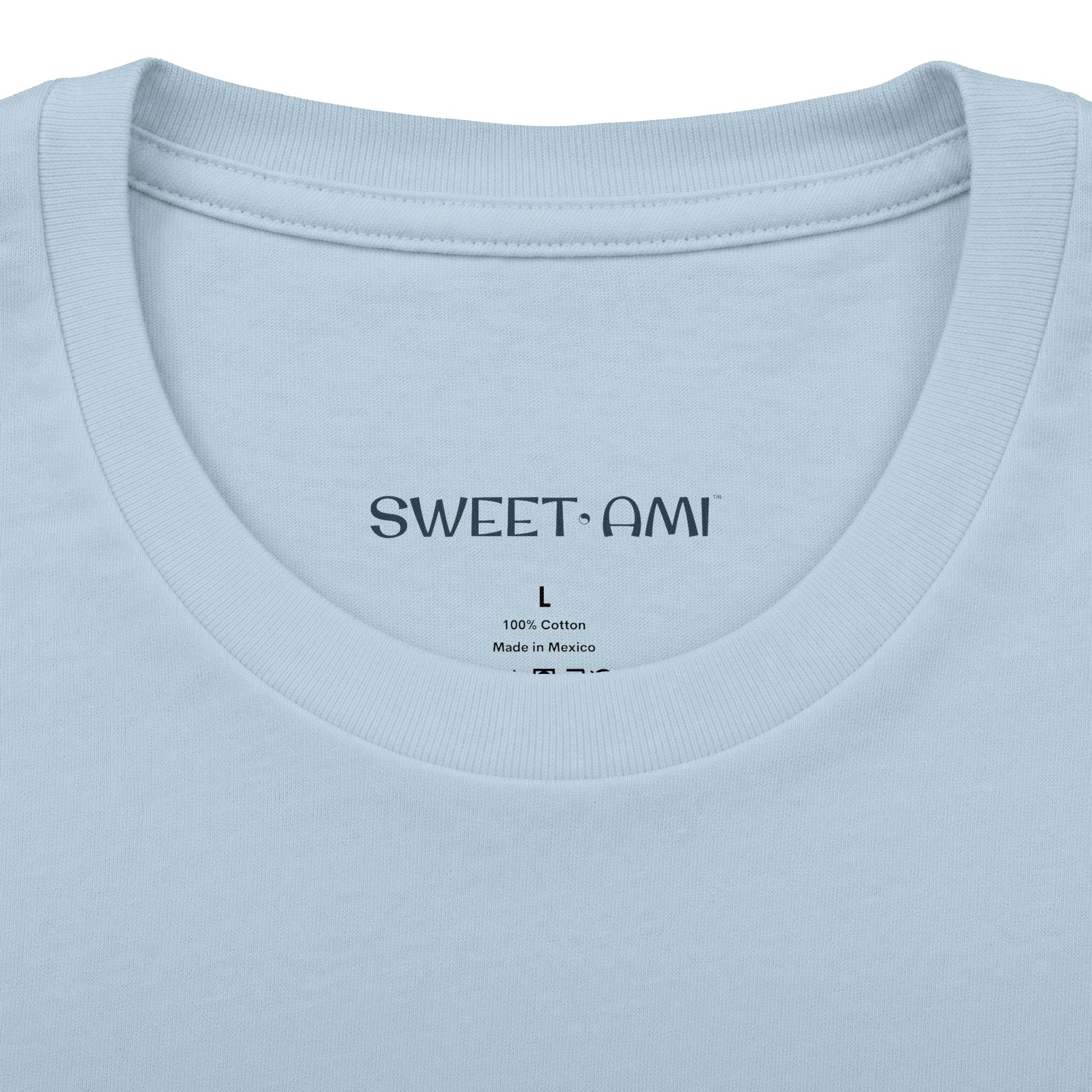 SWEET AMI Isle Times Palm Tree Cotton Crew Tee - Image 6