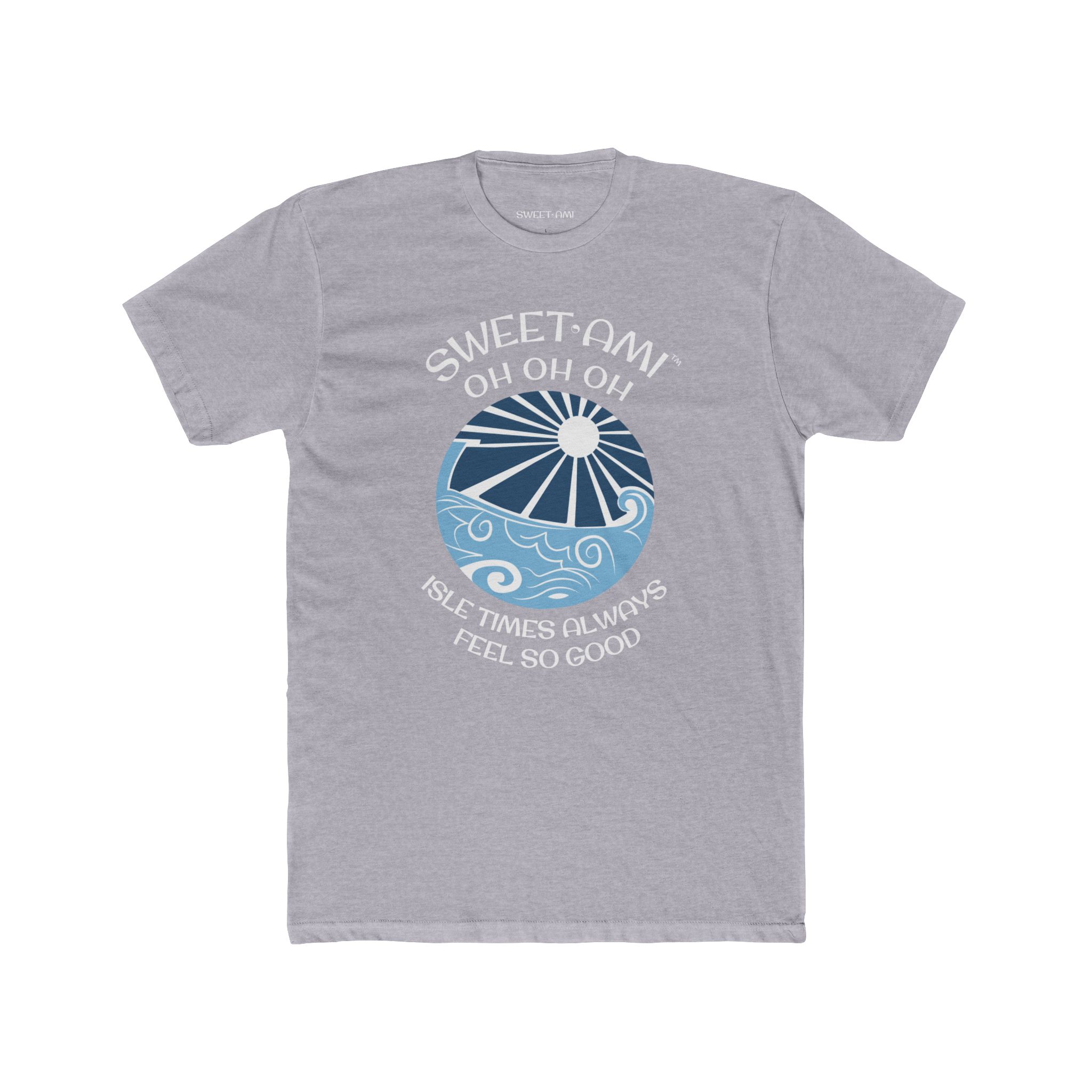 SWEET AMI Isle Times Beach Ball Cotton Crew Tee