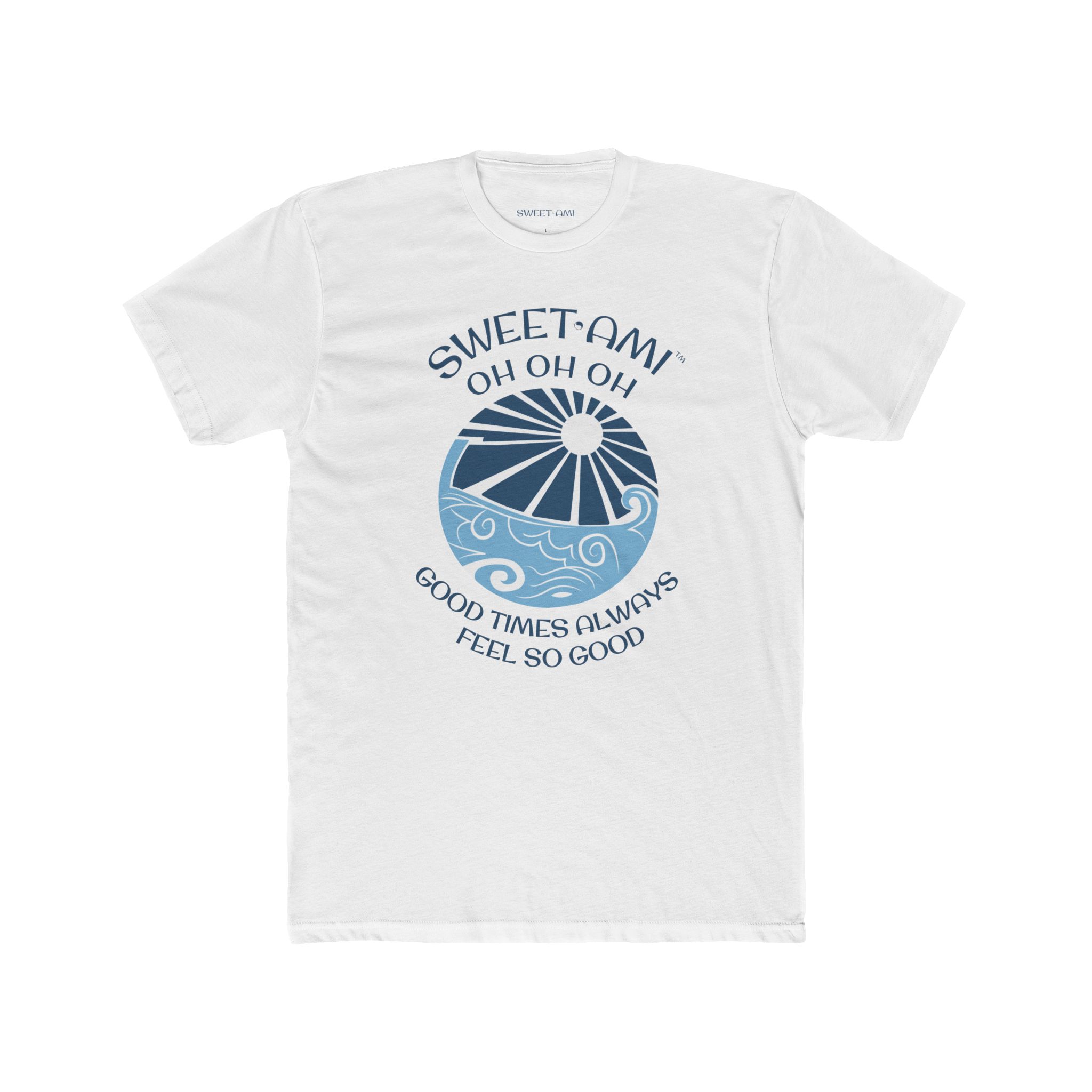 SWEET AMI Good Times Beach Ball Cotton Crew Tee