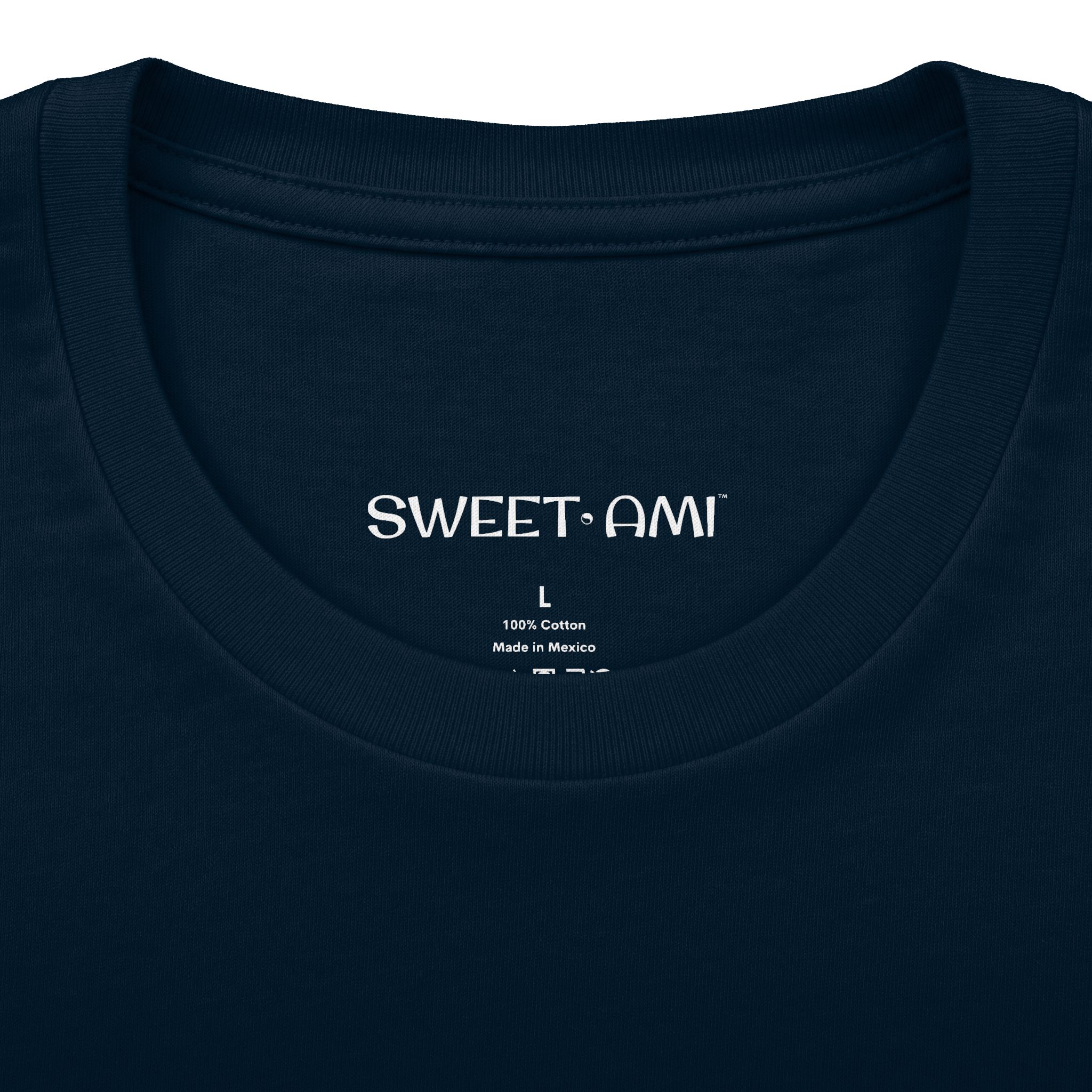 SWEET AMI Isle Times Palm Tree Cotton Crew Tee - Image 3