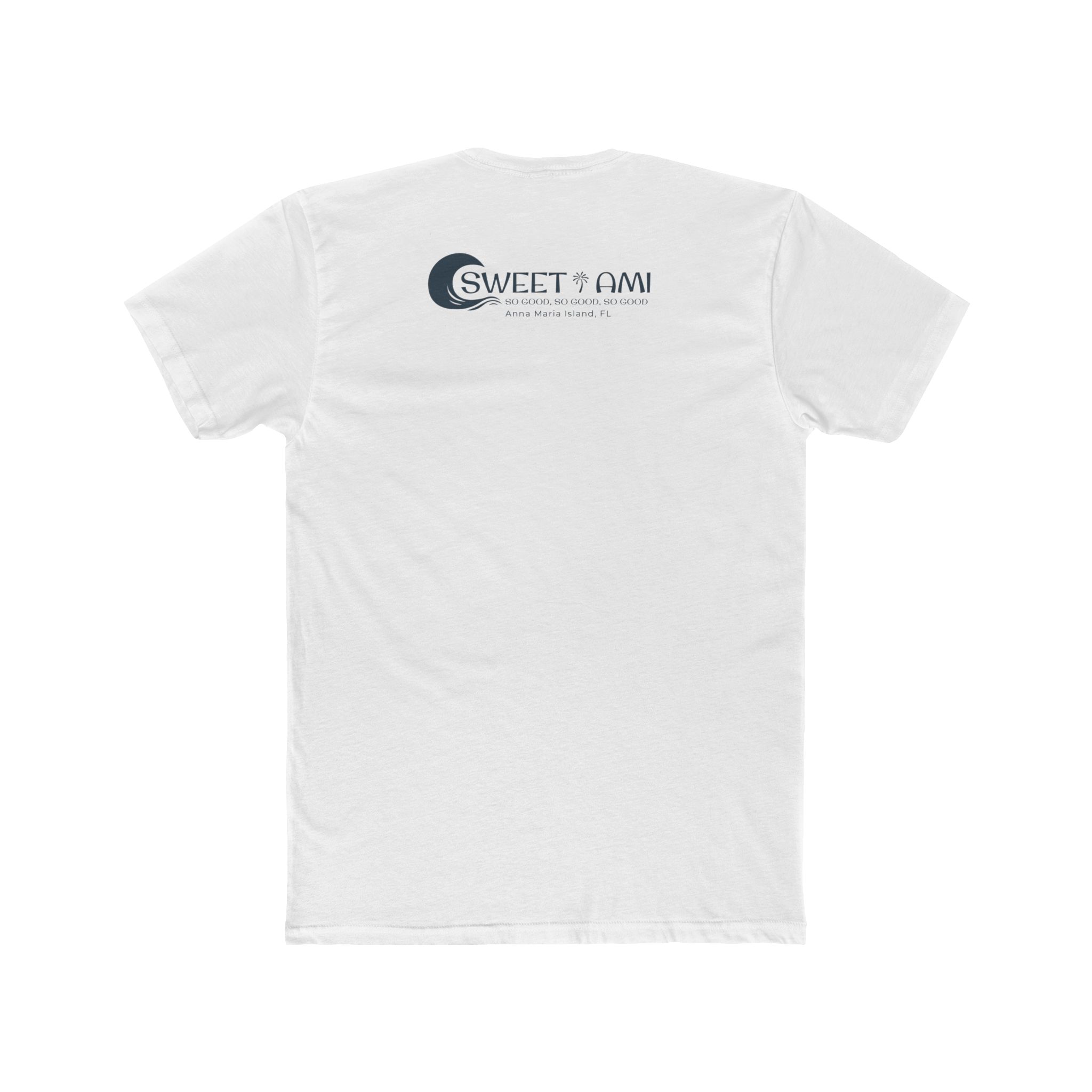 SWEET AMI Island Times Palm Tree Cotton Crew Tee