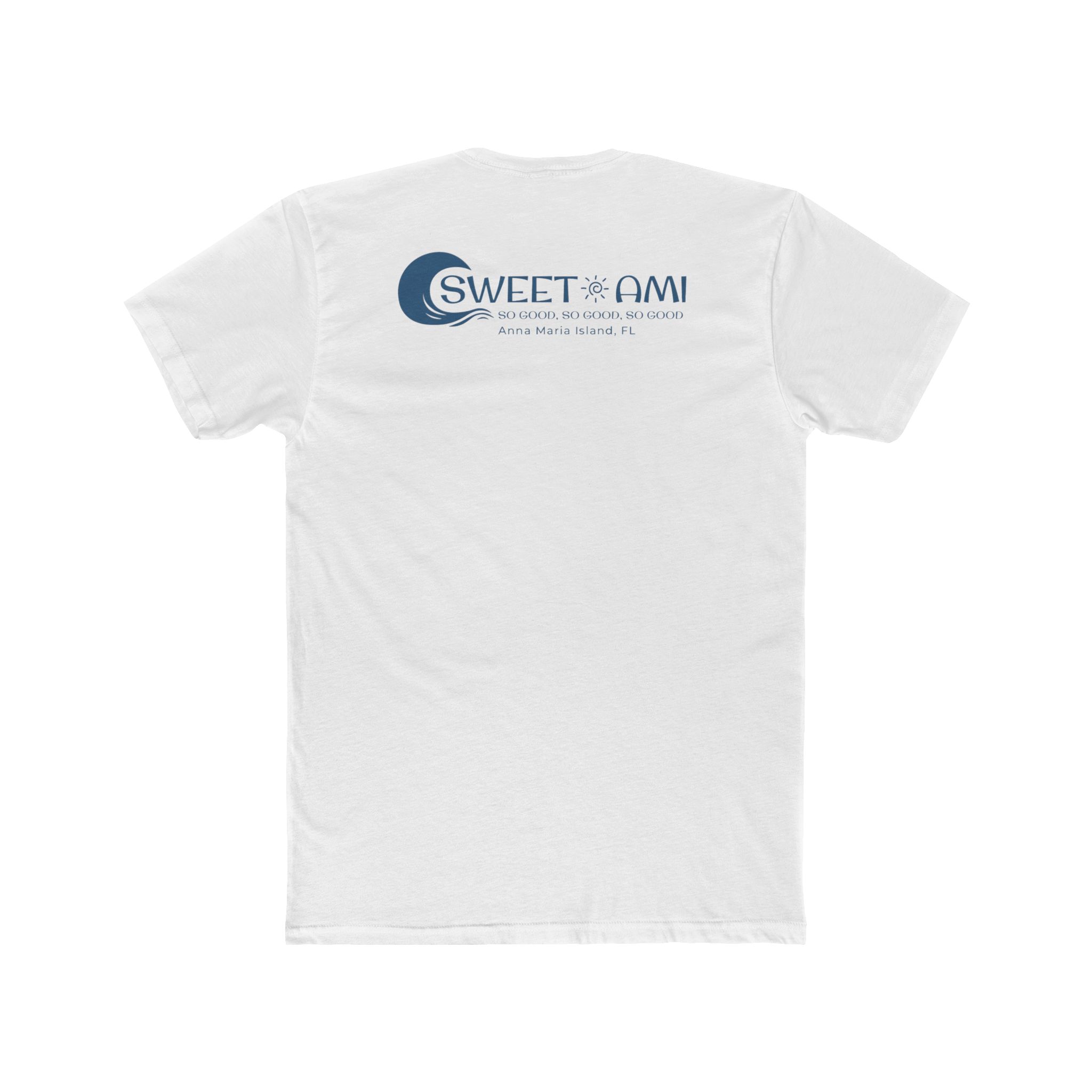 SWEET AMI Island Times Sunset Cotton Crew Tee