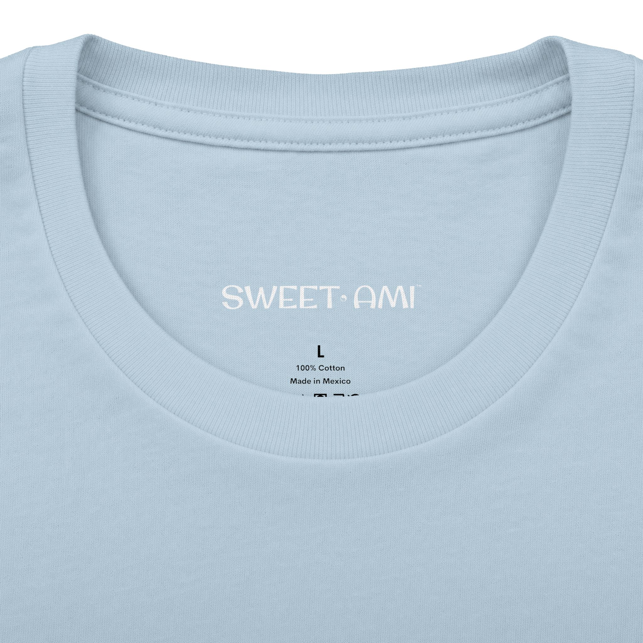 SWEET AMI Isle Times Heart Cotton Crew Tee - Image 6
