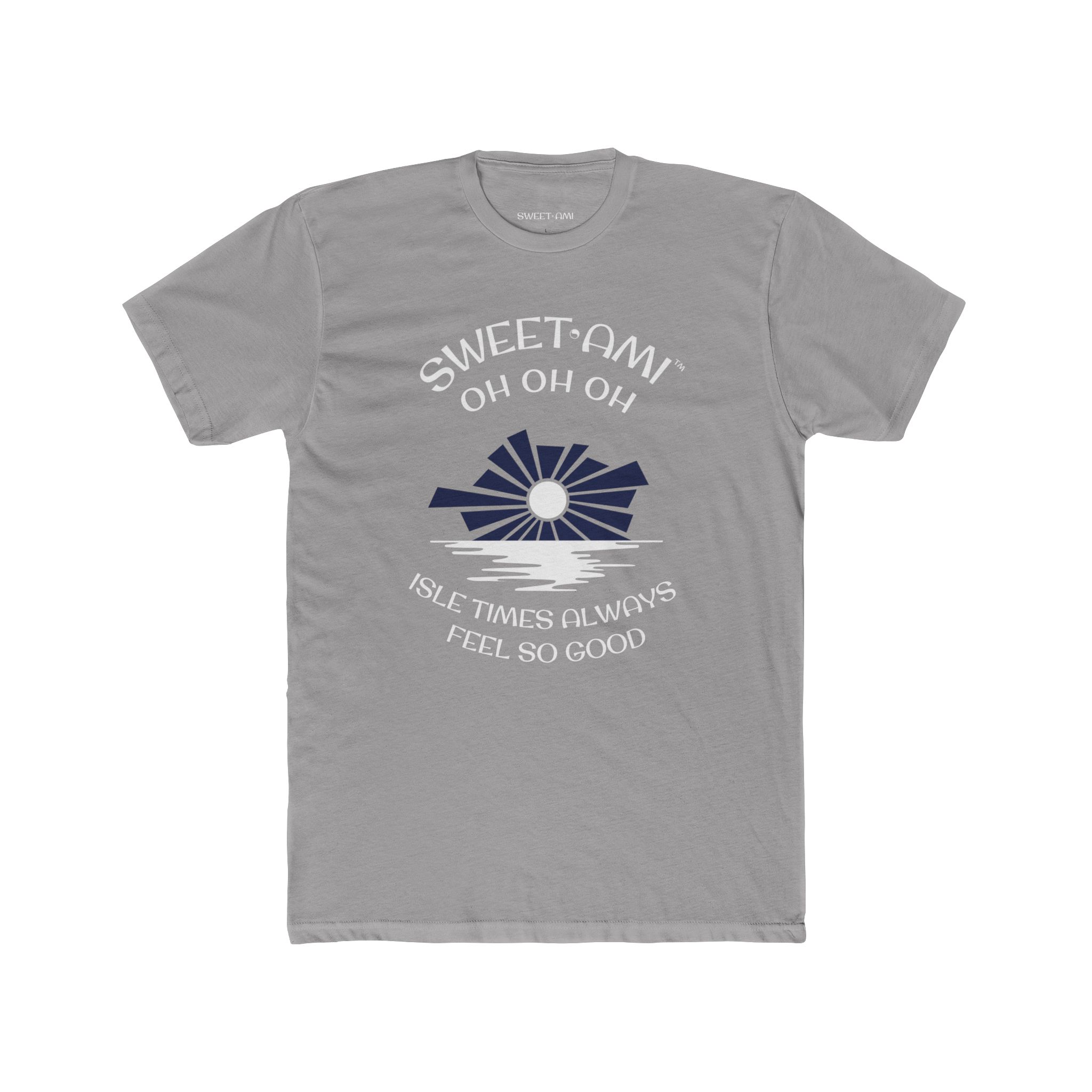 SWEET AMI Isle Times Sunset Cotton Crew Tee